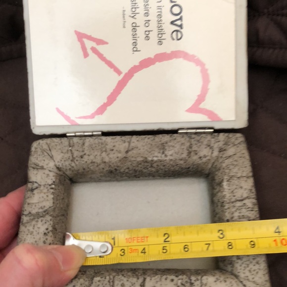 VINTAGE VALENTINES UDC 1998 HINGED PICTURE FRAME - LOVE - #197 - Picture 12 of 12